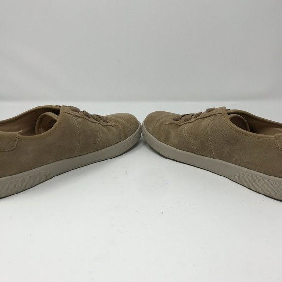 Vionic Jean Tan Suede Comfort Slip On Elastic Walking Sneakers Low Womens 6 - Picture 2 of 5